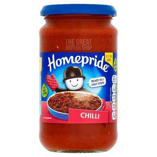 Homepride Cook In Sauce Chilli - 450g imported British grocery product available in Canada