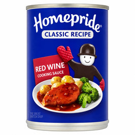 Homepride Cook In Sauce Red Wine - 400g, front view of the product packaging