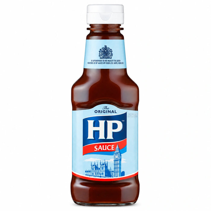 HP Brown Sauce - 285g, front view of the product packaging