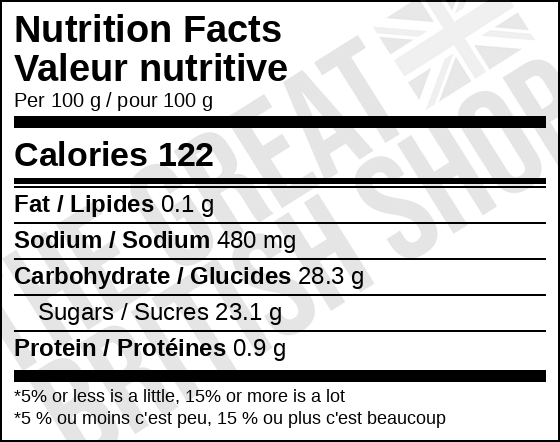 HP Brown Sauce - 285g imported British grocery product available in Canada