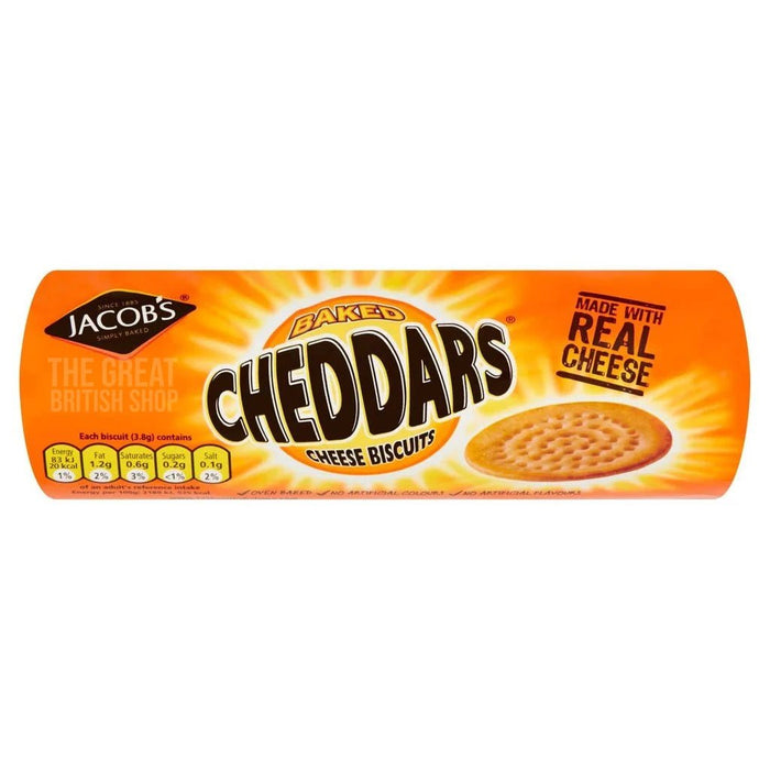 Jacob's Cheddars - 150g imported British grocery product available in Canada