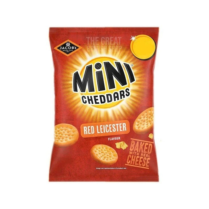 Jacob's Mini Cheddars Red Leicester imported British grocery product available in Canada