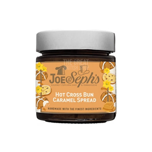 Joe & Seph's Hot Cross Bun Caramel Spread - 230g imported British grocery product available in Canada