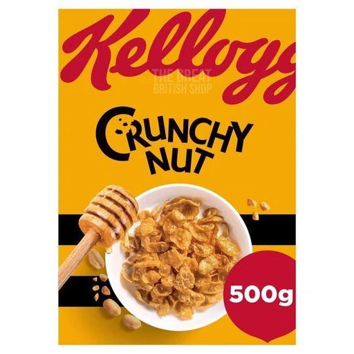 Kelloggs Crunchy Nut Cornflakes - 460g imported British grocery product available in Canada