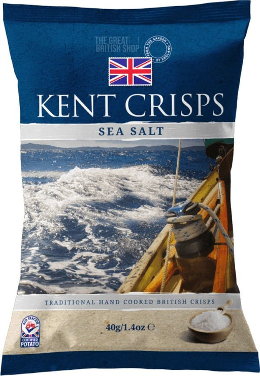 Kent Crisps Sea Salt 150g imported British grocery product available in Canada