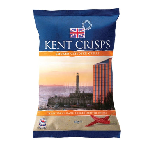 Kent Crisps Smoked Chipotle Chilli - 40g imported British grocery product available in Canada