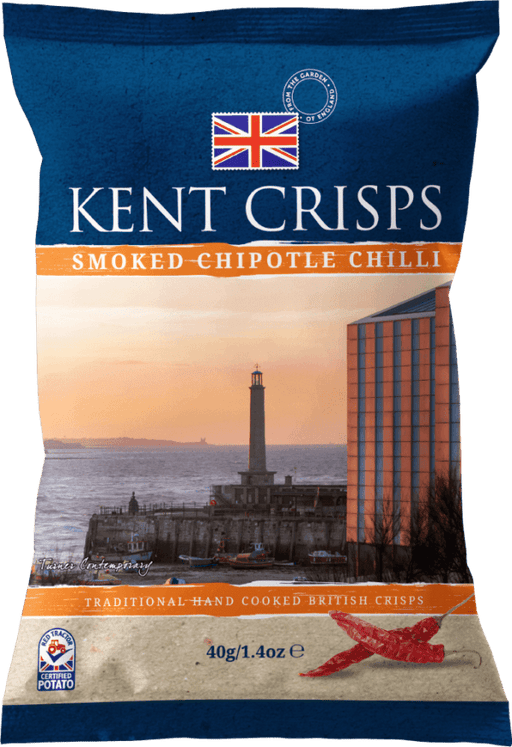Kent Crisps Smoked Chipotle Chilli imported British grocery product available in Canada