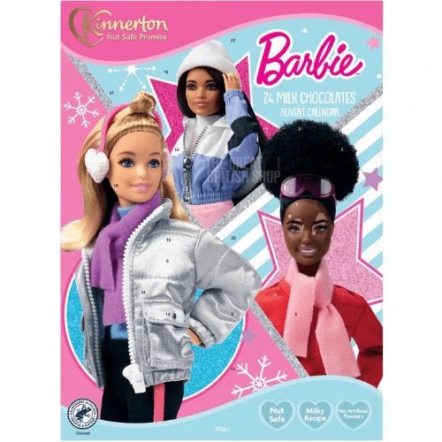Kinnerton Barbie Advent Calendar - 40g imported British grocery product available in Canada