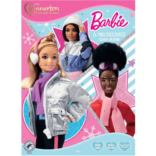 Kinnerton Barbie Advent Calendar - 40g imported British grocery product available in Canada