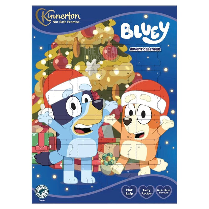 Kinnerton Bluey Advent Calendar - 40g imported British grocery product available in Canada
