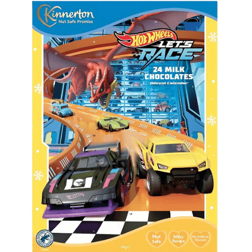 Kinnerton Hot Wheels Advent Calendar - 40g | British Store Online | The Great British Shop