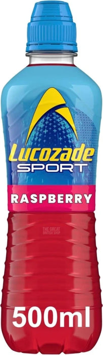 Lucozade Sport Raspberry - 500ml imported British grocery product available in Canada