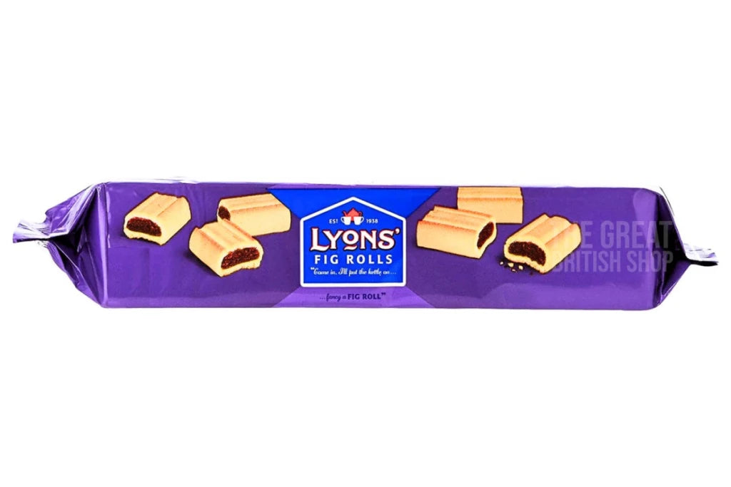 Lyons Fig Rolls - 200g imported British grocery product available in Canada