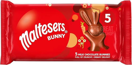 Maltesers Bunny Multipack 5 Pack - 145g imported British grocery product available in Canada