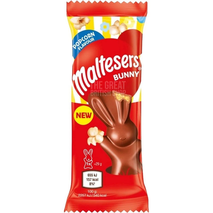 Maltesers Bunny Popcorn Flavour - 29g imported British grocery product available in Canada