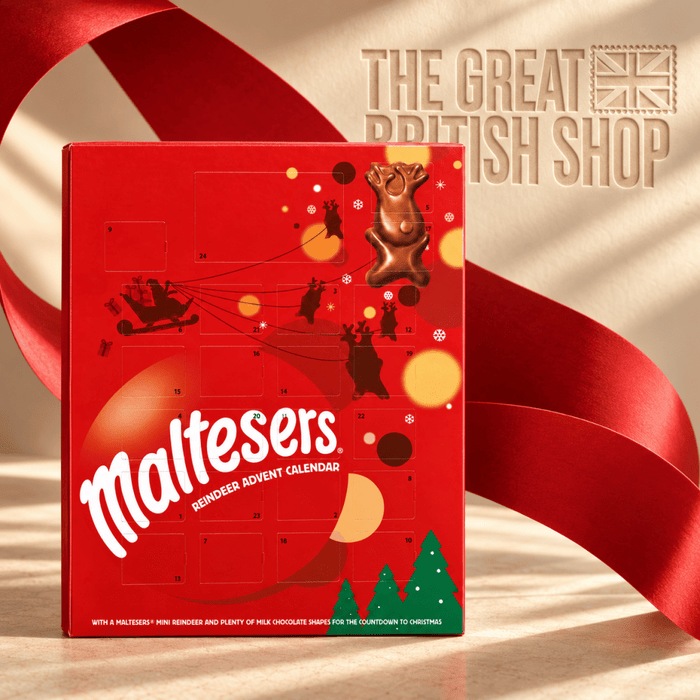 Maltesers Merryteaser Reindeer Advent Calendar - 108g imported British grocery product available in Canada