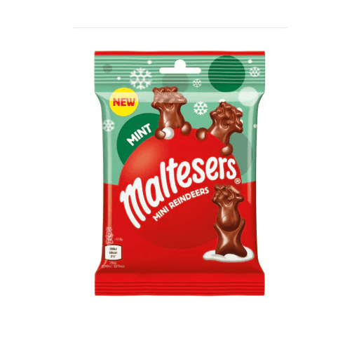 Maltesers Mini Mint Reindeers - 59g | British Store Online | The Great British Shop