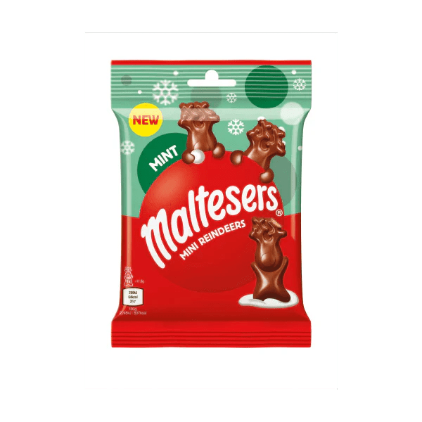 Maltesers Mini Mint Reindeers - 59g | British Store Online | The Great British Shop