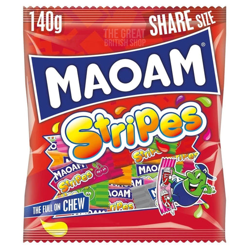 Maoam Stripes - 140g imported British grocery product available in Canada
