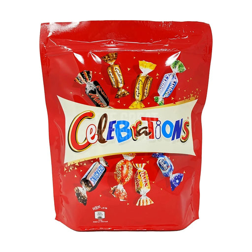 Mars Celebrations Pouch - 325g imported British grocery product available in Canada