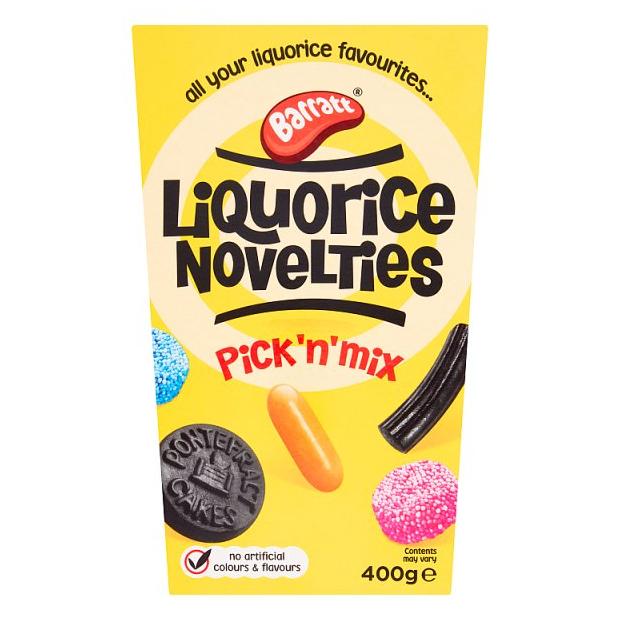 Maybards Barratt Liquorice Novelties Pick'n'Mix - 400g | British Store Online | The Great British Shop