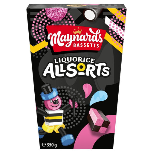 Maynards Bassetts Liquorice Allsorts Carton - 350g | British Store Online | The Great British Shop