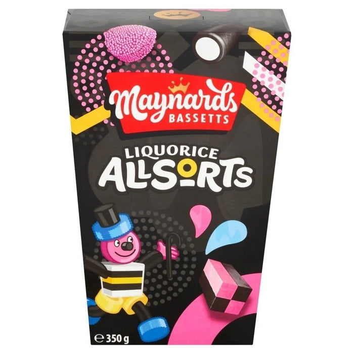 Maynards Bassetts Liquorice Allsorts Carton - 350g | British Store Online | The Great British Shop