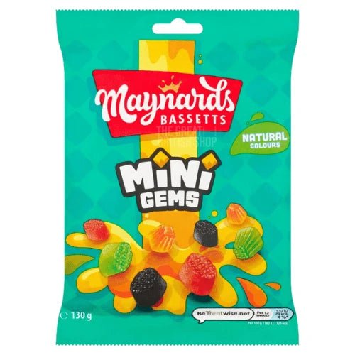 Maynards Mini Gems - 130g imported British grocery product available in Canada