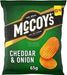 McCoy's Cheddar and Onion - 65g imported British grocery product available in Canada