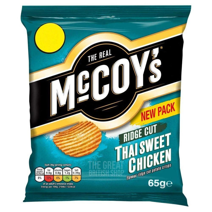 McCoys Thai Sweet Chicken - 65g imported British grocery product available in Canada