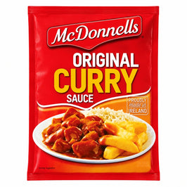 McDonnells The Original Curry Sauce - 82g, front view of the product packaging