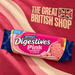 McVitie’s Raspberry & Cream Digestive Biscuits - 232g in a crafted promotional scene for The Great British Shop.