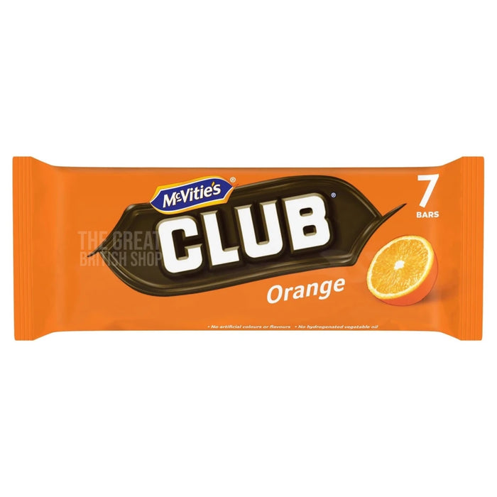 McVitie's Club Orange - 154g imported British grocery product available in Canada