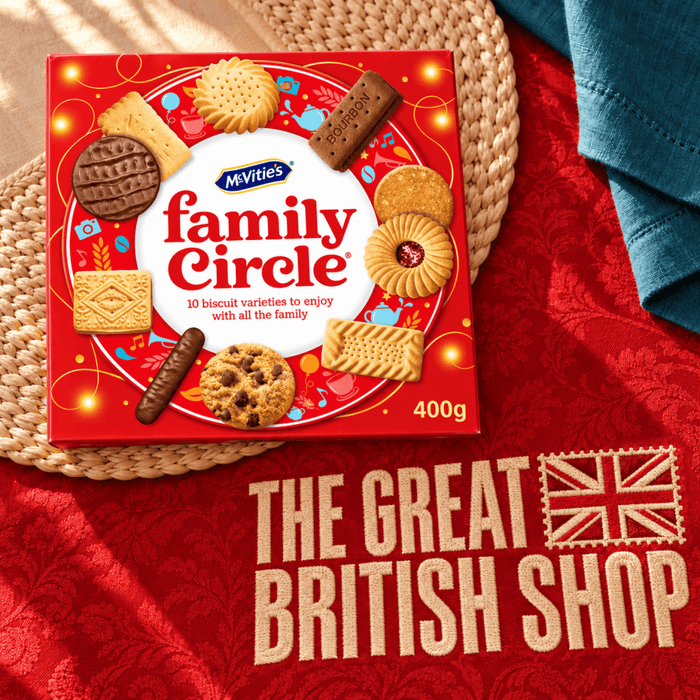 McVitie's Family Circle - 400g imported British grocery product available in Canada