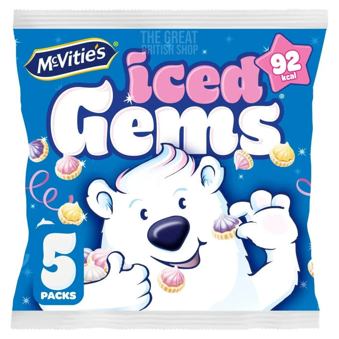 McVitie's Iced Gems - 5 Pack imported British grocery product available in Canada