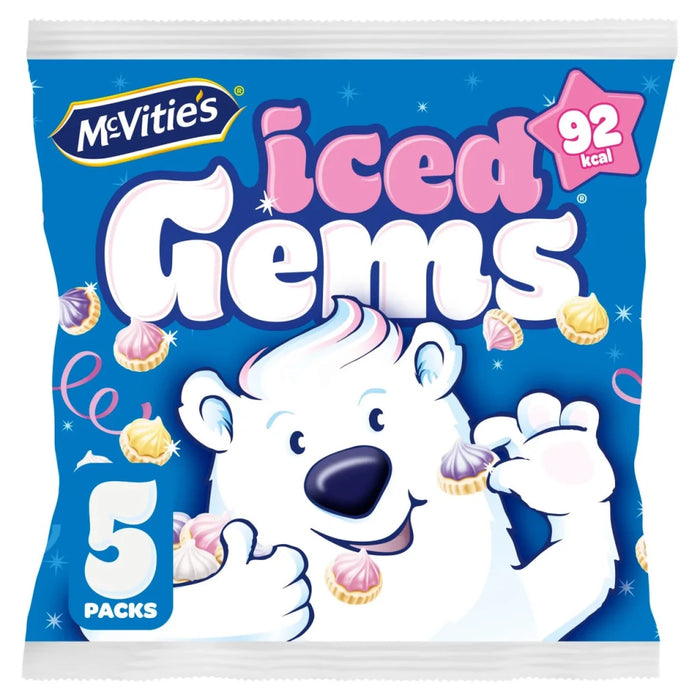 McVitie's Iced Gems - 5 Pack imported British grocery product available in Canada
