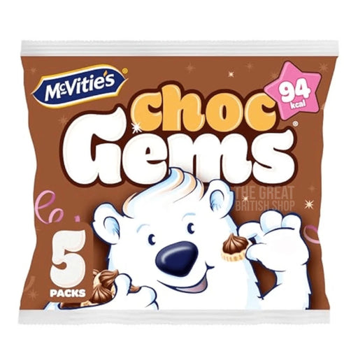 McVitie's Iced Gems Chocolate - 5 Pack imported British grocery product available in Canada