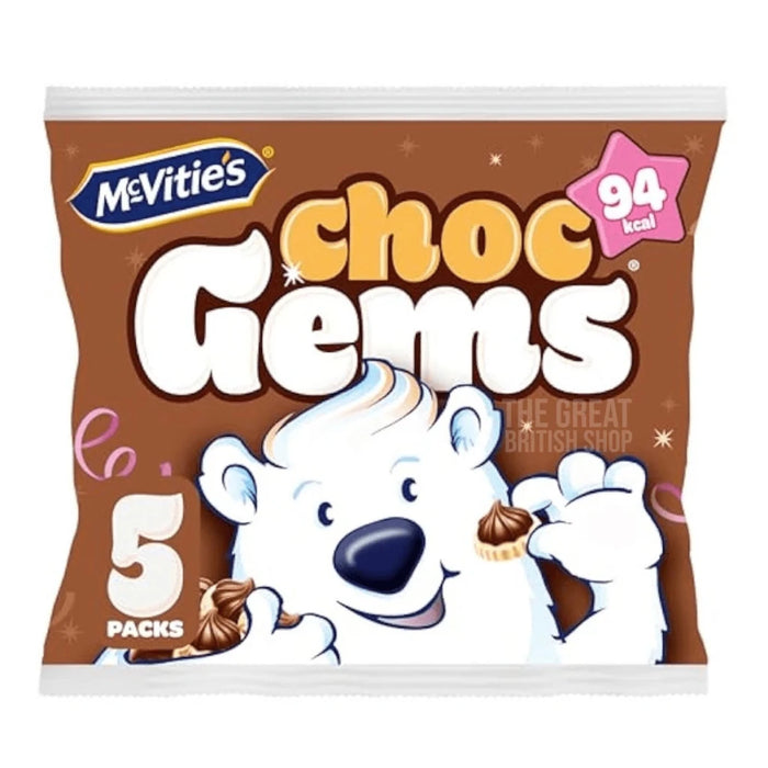 McVitie's Iced Gems Chocolate - 5 Pack imported British grocery product available in Canada