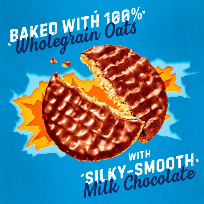 Mcvitie's Milk Chocolate Hobnobs - 262g imported British grocery product available in Canada