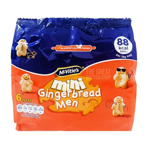 Mcvitie's Mini Gingerbread Men - 6pk imported British grocery product available in Canada
