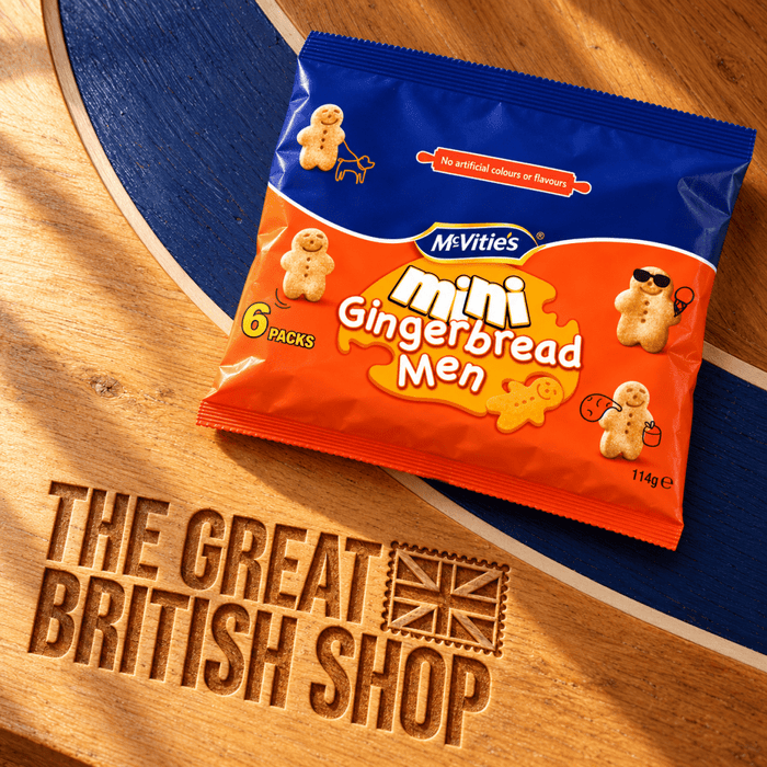 Mcvitie's Mini Gingerbread Men - 6pk imported British grocery product available in Canada