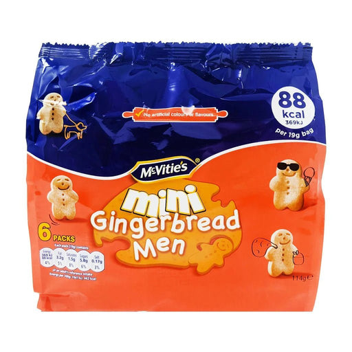 Mcvitie's Mini Gingerbread Men - 6pk | British Store Online | The Great British Shop