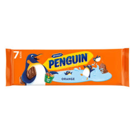 McVitie's Penguin Orange 172.2g: front of the orange multipack showing 7 bars and penguin artwork.