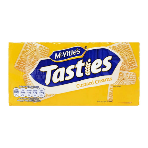 McVitie's Tasties Custard Creams - 300g imported British grocery product available in Canada