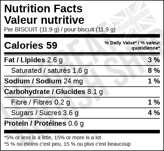 McVitie's Tasties Custard Creams - 300g imported British grocery product available in Canada