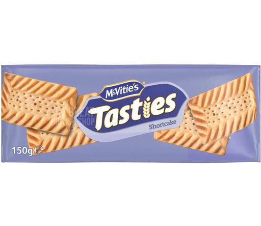 McVities Tasties Shortcakes - 150g imported British grocery product available in Canada