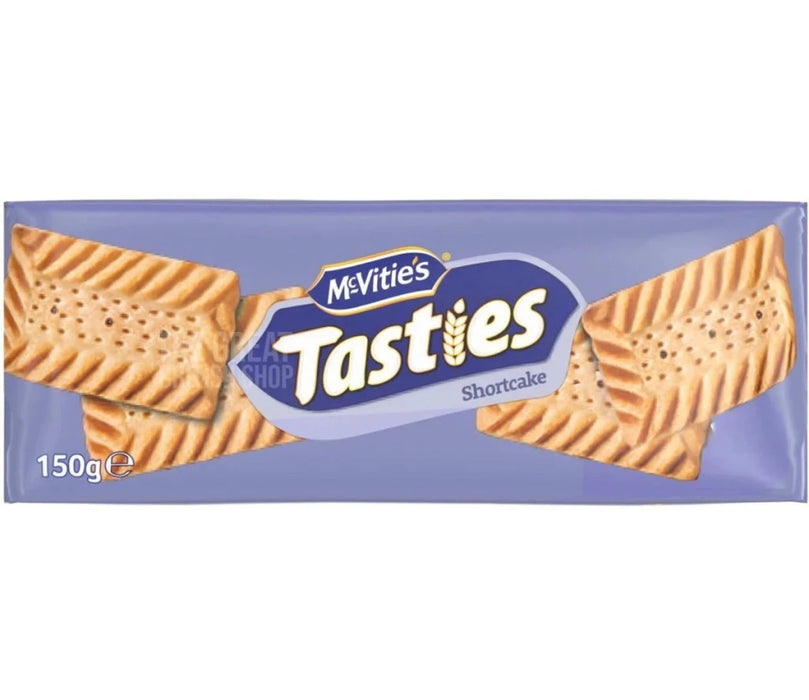 McVities Tasties Shortcakes - 150g imported British grocery product available in Canada
