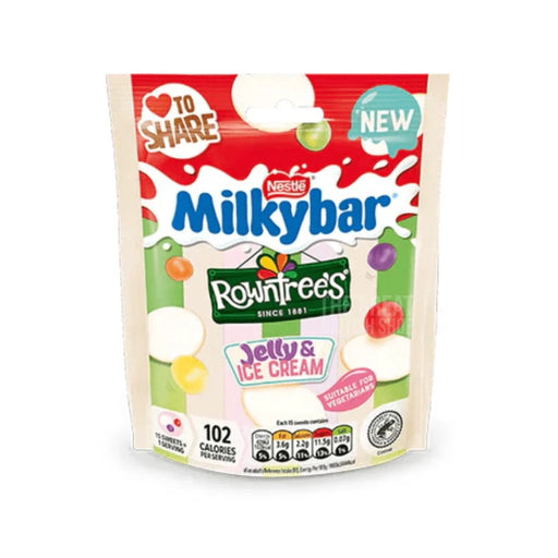 Milkybar Rowntree's Jelly & Ice Cream - 95g imported British grocery product available in Canada