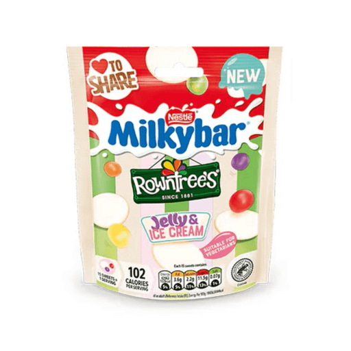 Milkybar Rowntree's Jelly & Ice Cream - 95g | British Store Online | The Great British Shop