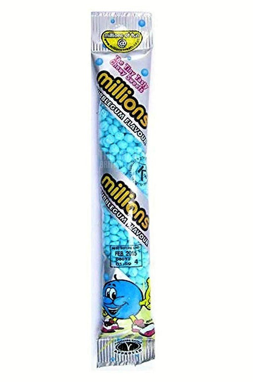 Millions Bubblegum - 55g imported British grocery product available in Canada